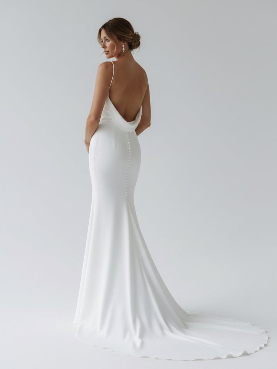 A-Line Lace Wedding Dress - Image 2
