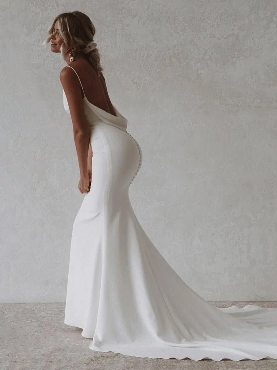 A-Line Lace Wedding Dress - Image 5