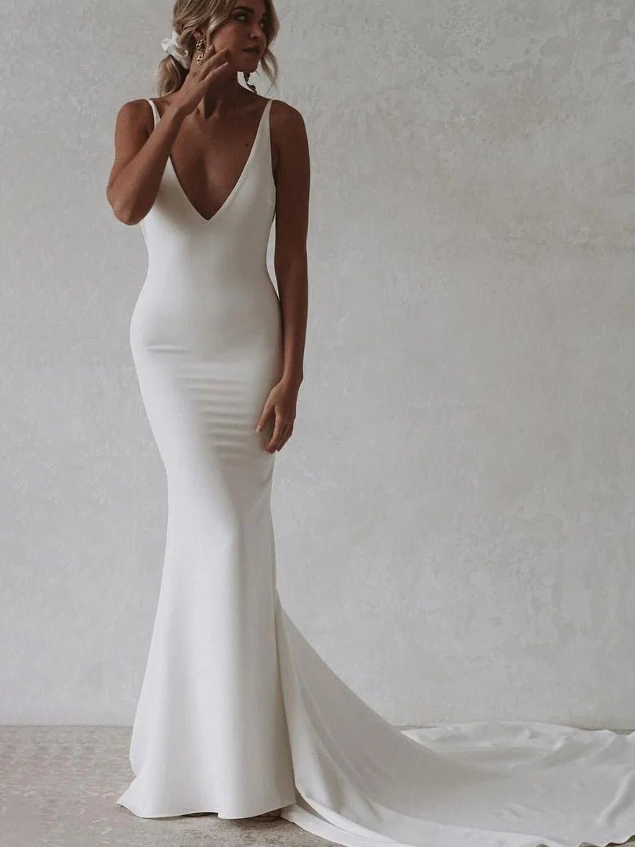 A-Line Lace Wedding Dress - Image 4